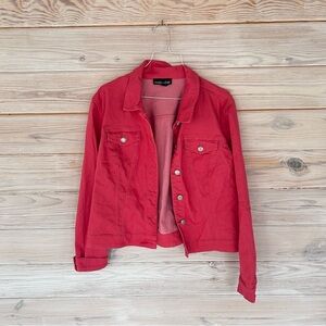 Mac & Me “denim” Women's Coral Jacket